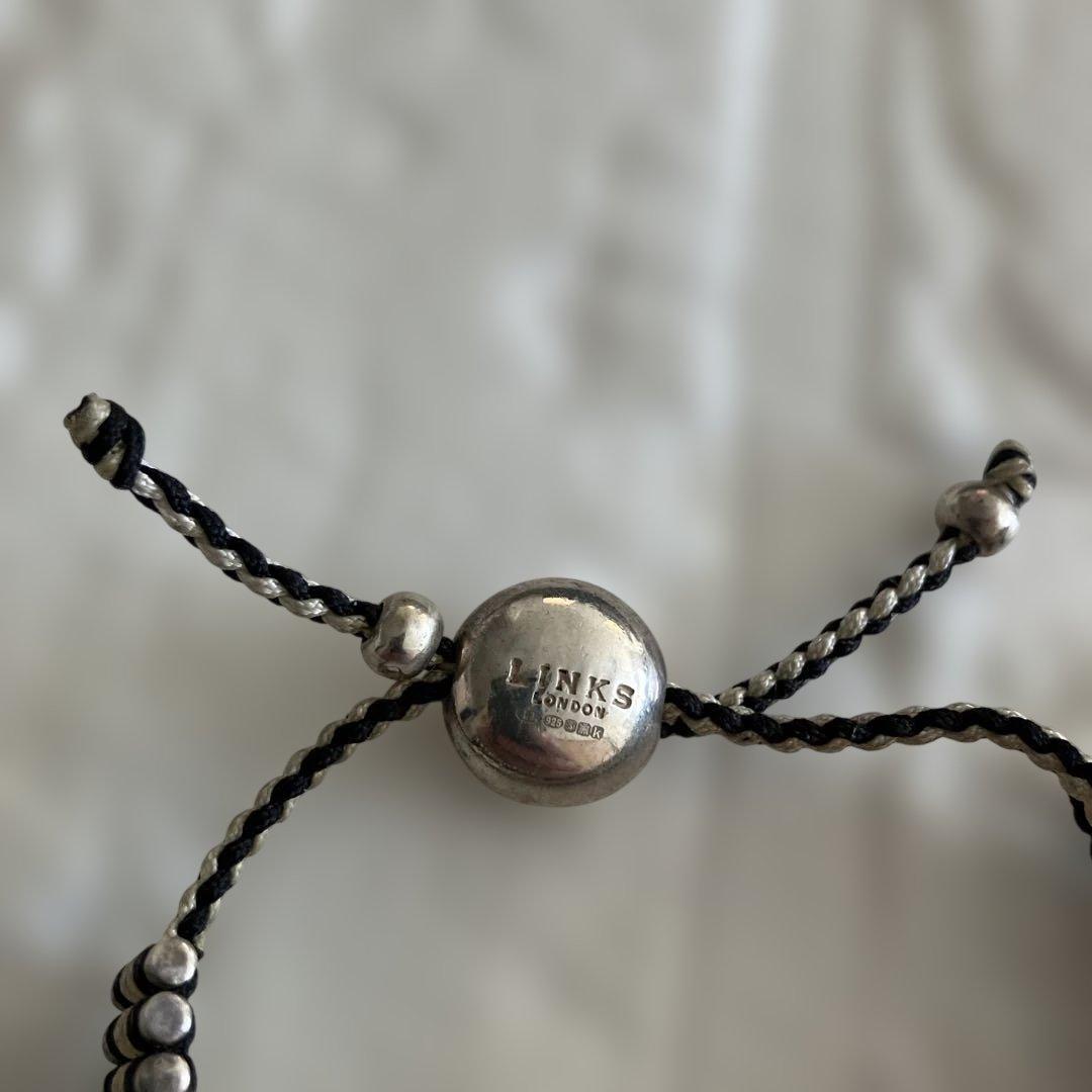 LINKS LONDON メンズ　ブレスレット ブラウン/アイボリー