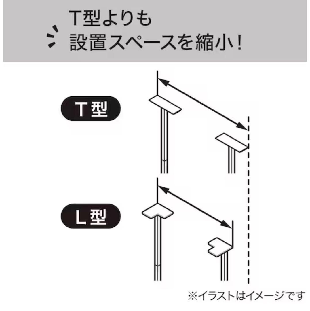 期間限定で値引き中！ニトリ　突っ張り壁面収納　Nポルダセット幅80㎝奥行約26㎝