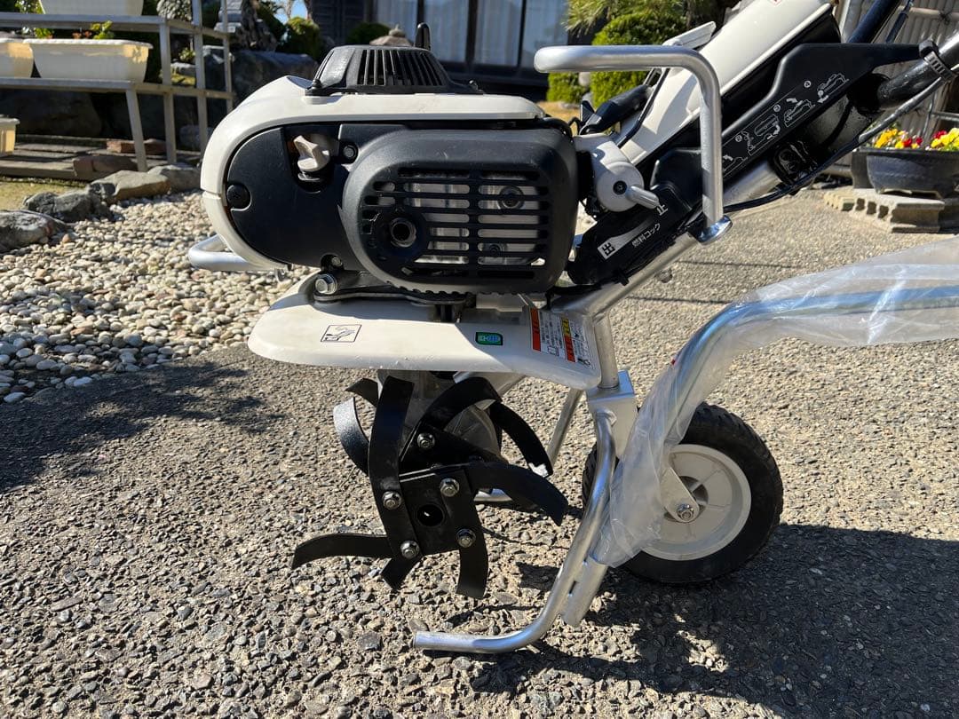 耕運機　管理機　ホンダピアンFV200 移動輪•新品抵抗棒付、整備済実働　送料込