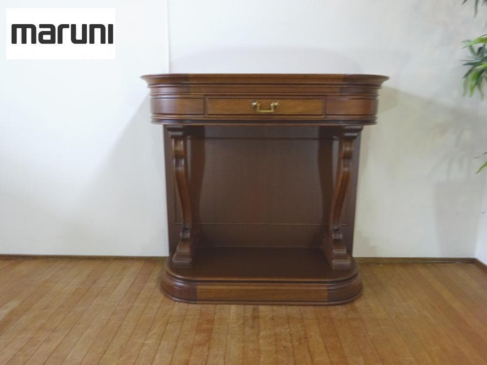 maruni/マルニ木工　地中海ロイヤル　コンソールテーブル　飾り台　電話台