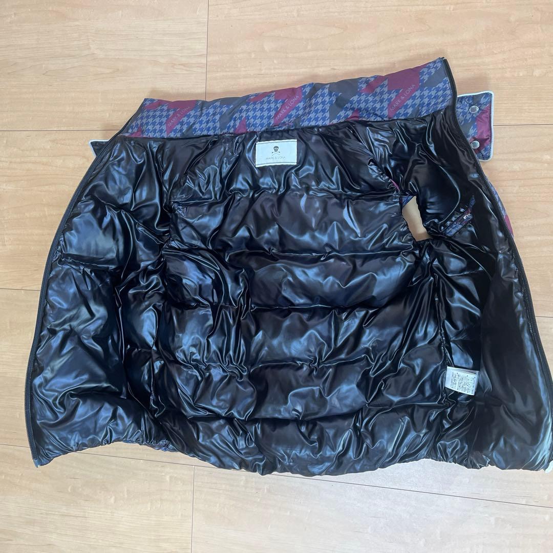 マークアンドロナ　ダウンベスト　フード取り外し可