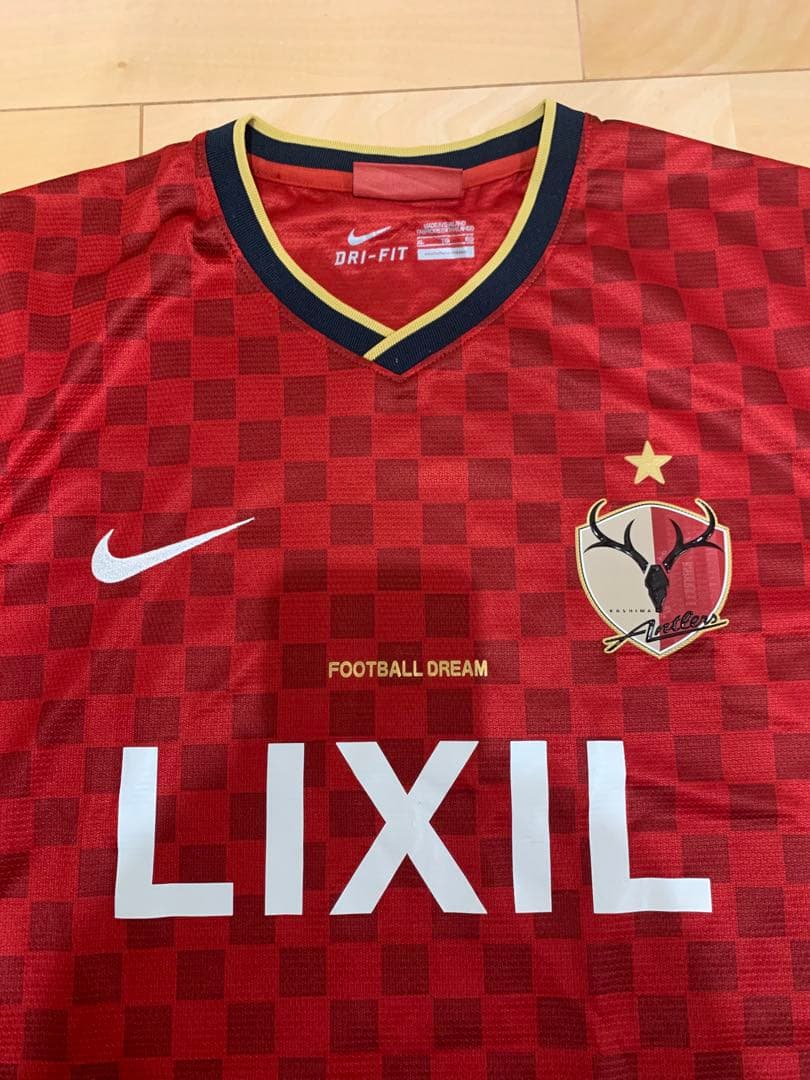 鹿島アントラーズ XL ユニフォーム LIXIL NIKE DRI-FIT 赤