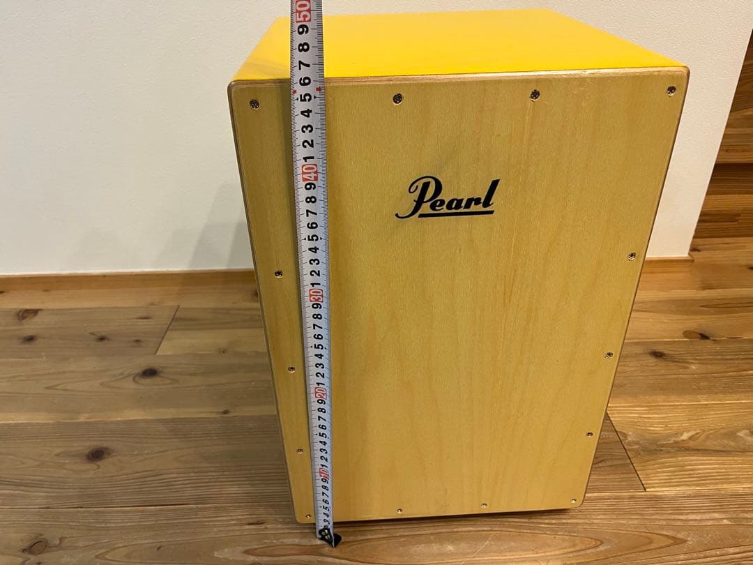 Pearl PCJ-CVC SC カホン パール　イエロー　ケース付き　打楽器