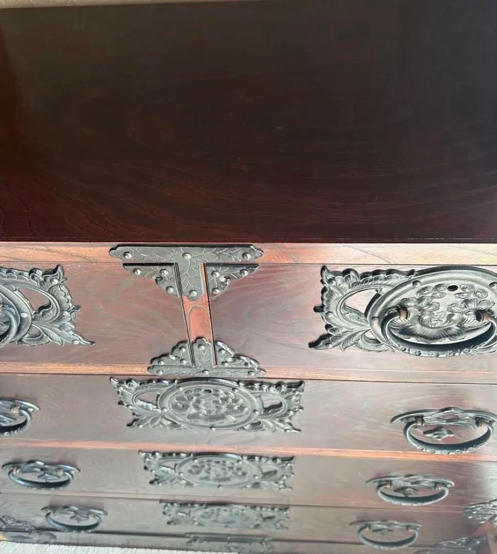 【送料込】元祖 岩谷堂箪笥 桜木作 チェスト伝統工芸品 和家具 和モダン