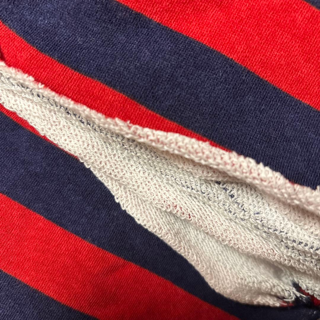 伸びるボーダー裏毛