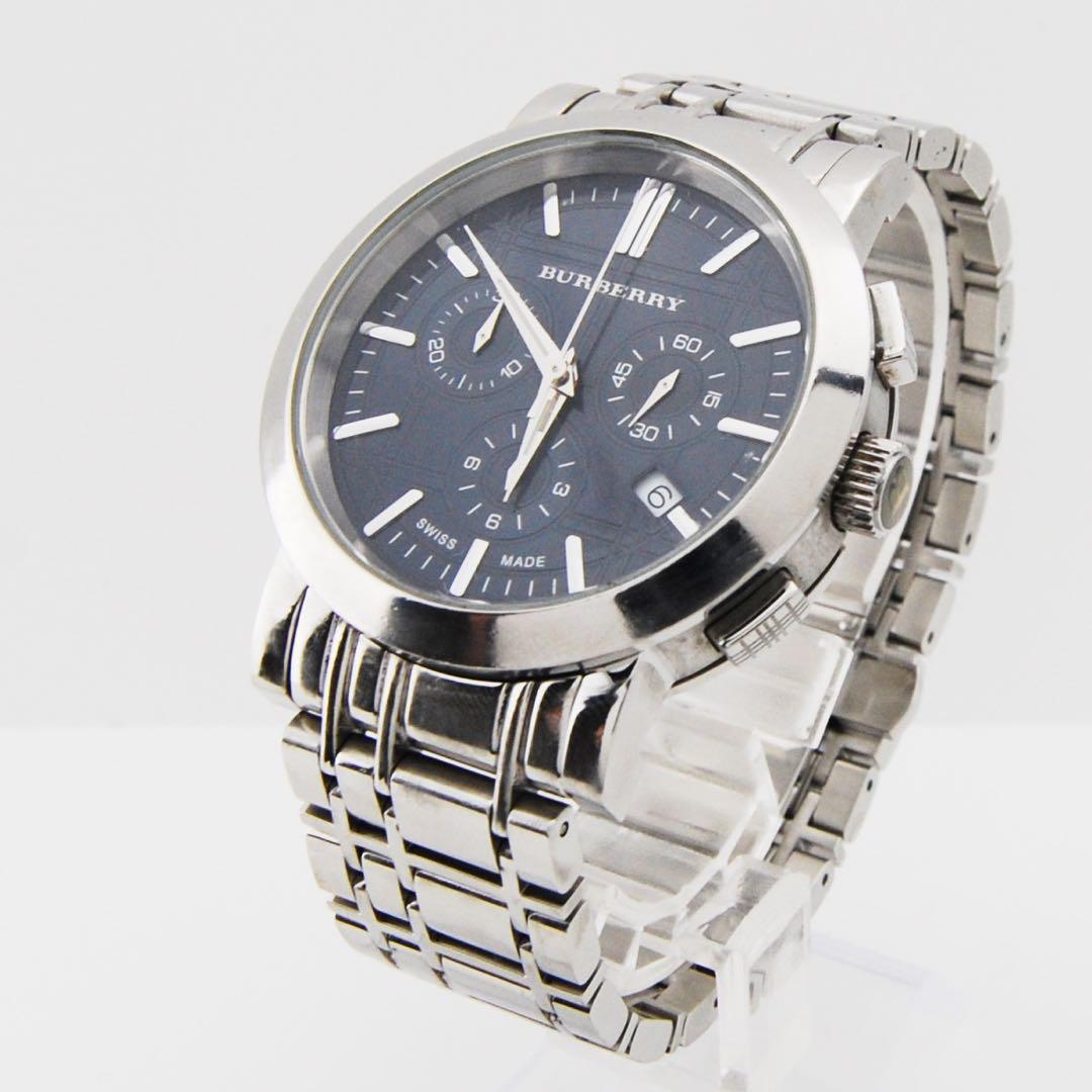 BURBERRY　バーバリー クロノグラフ　男性用 腕時計　稼働品