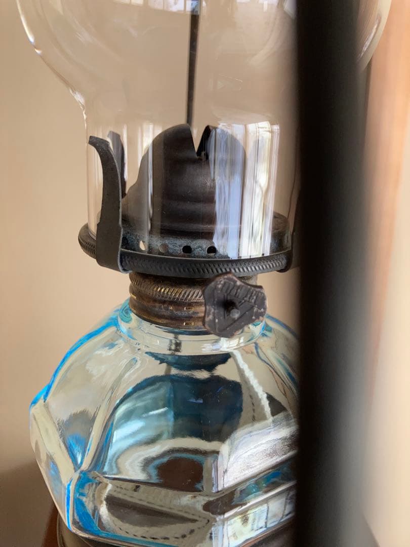 オイルランプ　ビンテージ　清掃済み