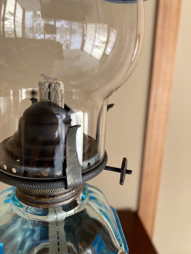 オイルランプ　ビンテージ　清掃済み