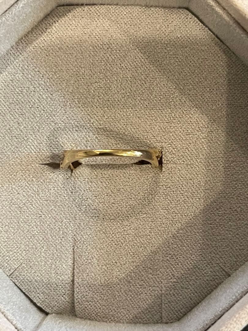 VA ヴァンドーム青山　10k リング　ダイヤモンド　11号　ケース付き