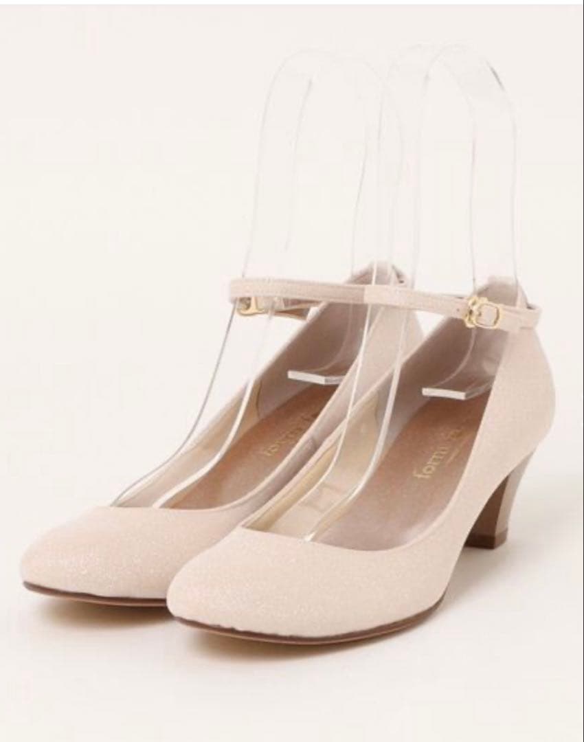 form forma ベージュパンプス Sサイズ