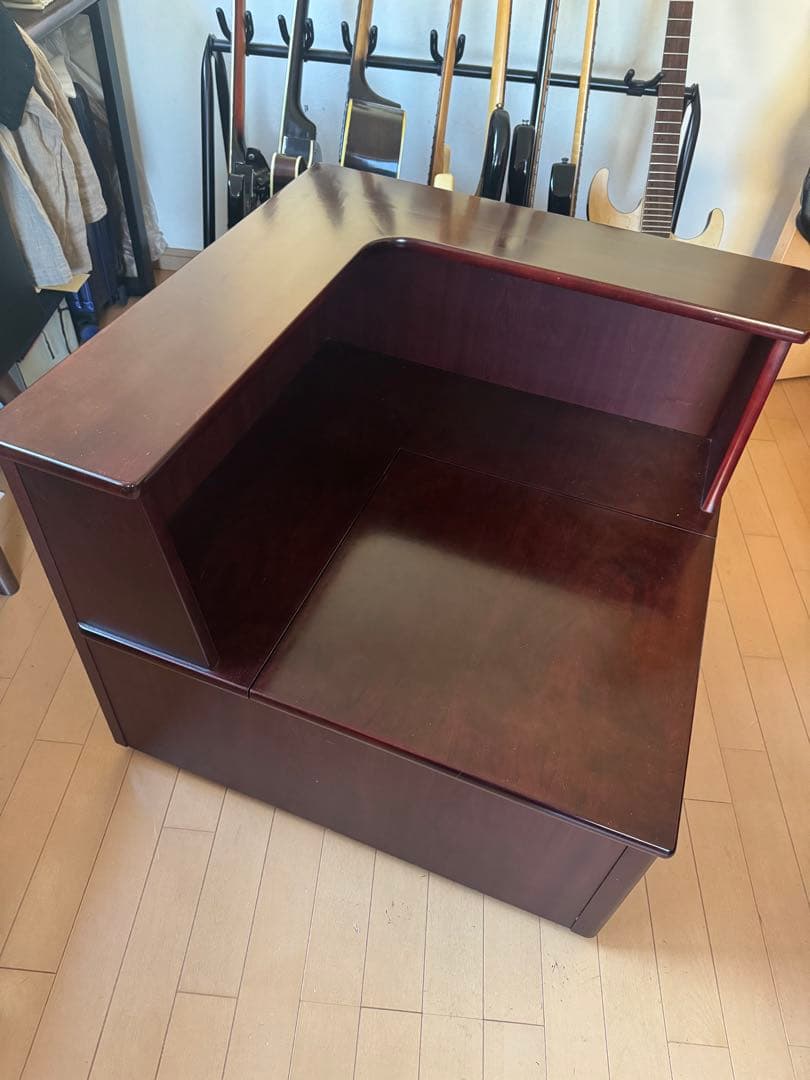 カリモク コーナーテーブル 収納