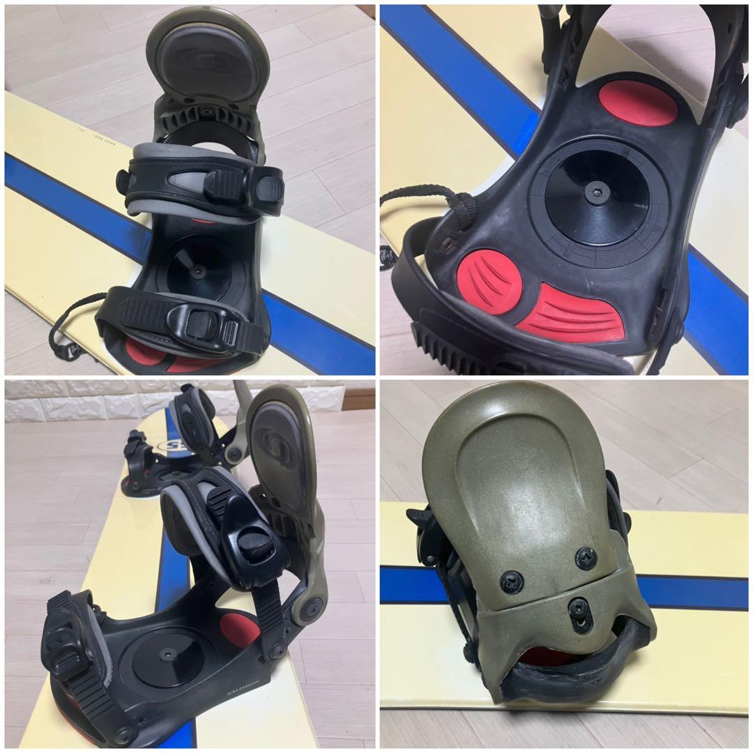 【ケース付】Ever Surfスノーボードセット155cm/サロモンバインM/L