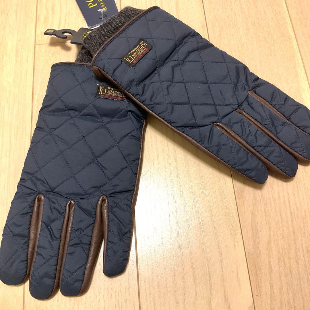 【新品】RALPH LAUREN ラルフ ローレン 手袋 メンズ グローブ　M