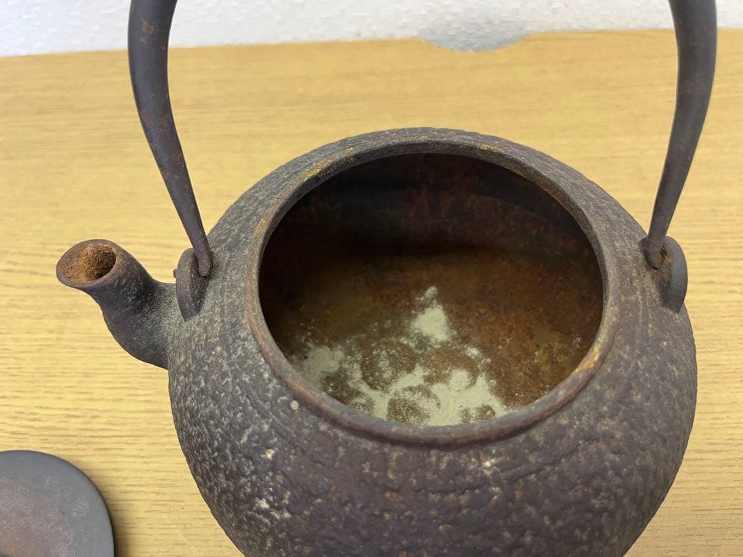 鉄瓶　龍文堂造　茶道具　伝統工芸品　アンティーク　インテリア