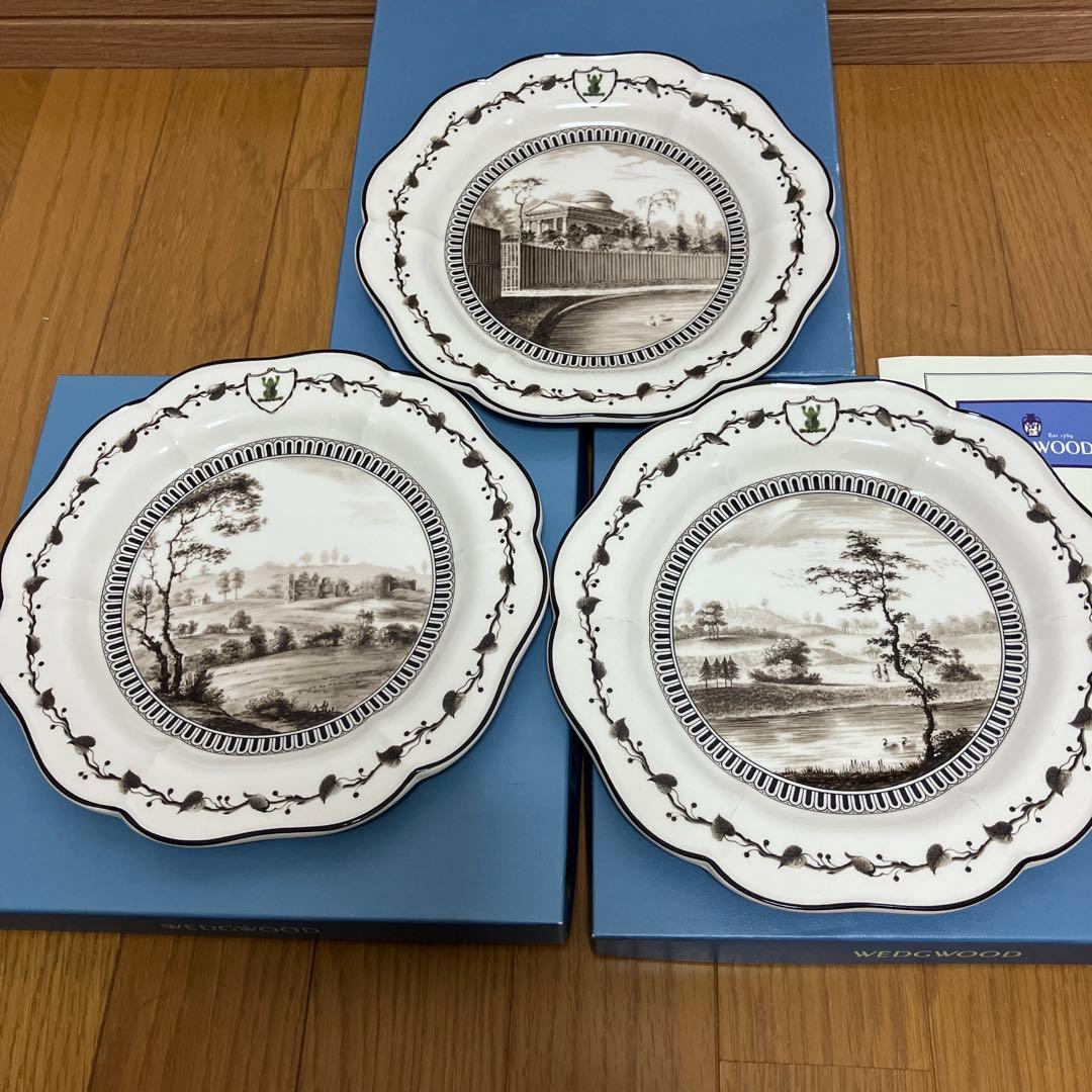 限定品 View of Wilton Castle 皿3枚セット