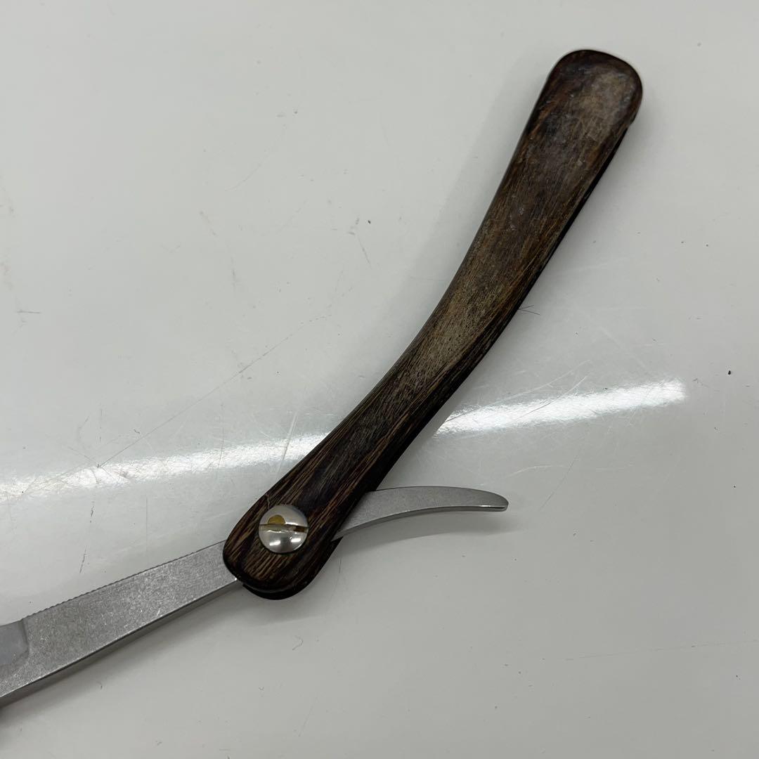 FEATHER 木目調 フェザー プロフェッショナル2点 替刃式 カミソリ