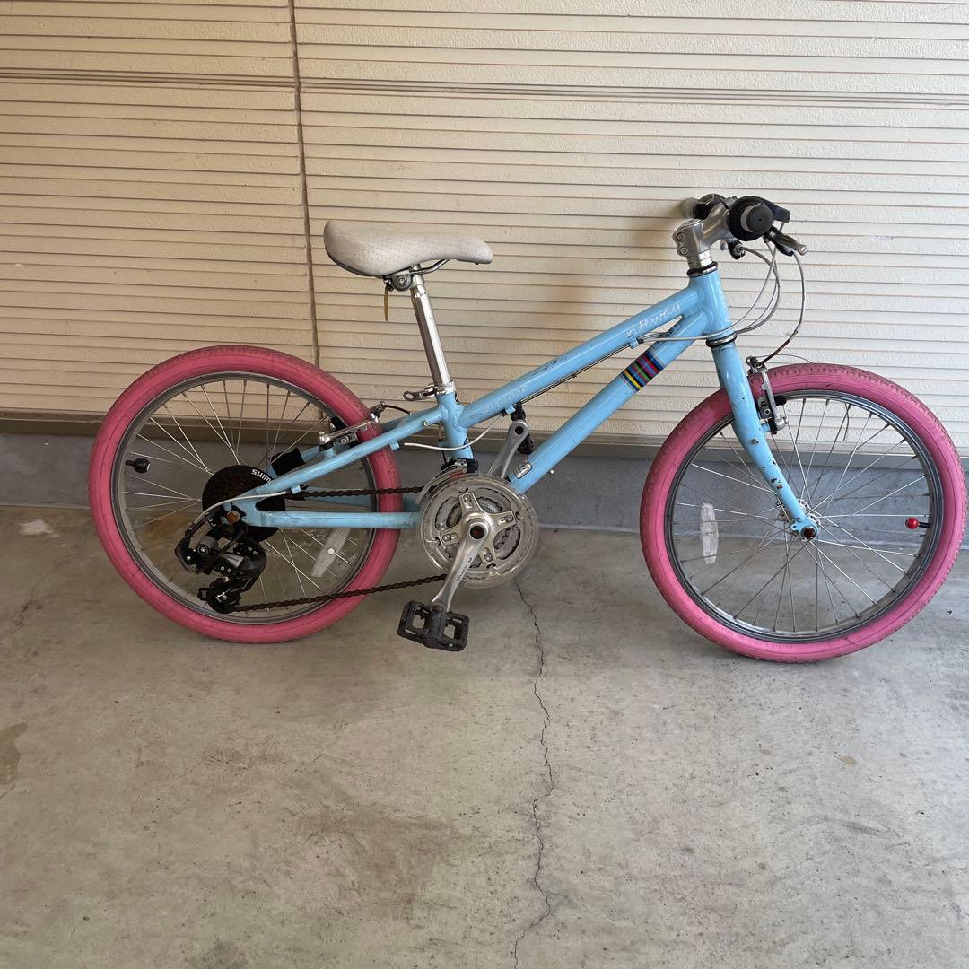 キッズ自転車 20インチ 水色 ピンク 8段変速⭐︎手渡し⭐︎