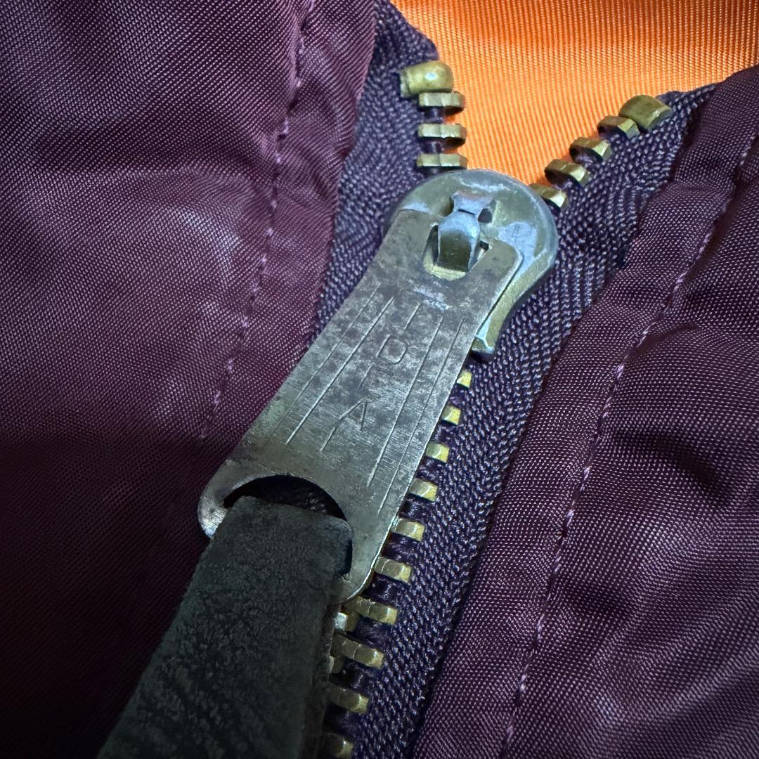 【レア】希少カラー★80s旧タグ USA製 ALPHA MA-1 ボルドー M