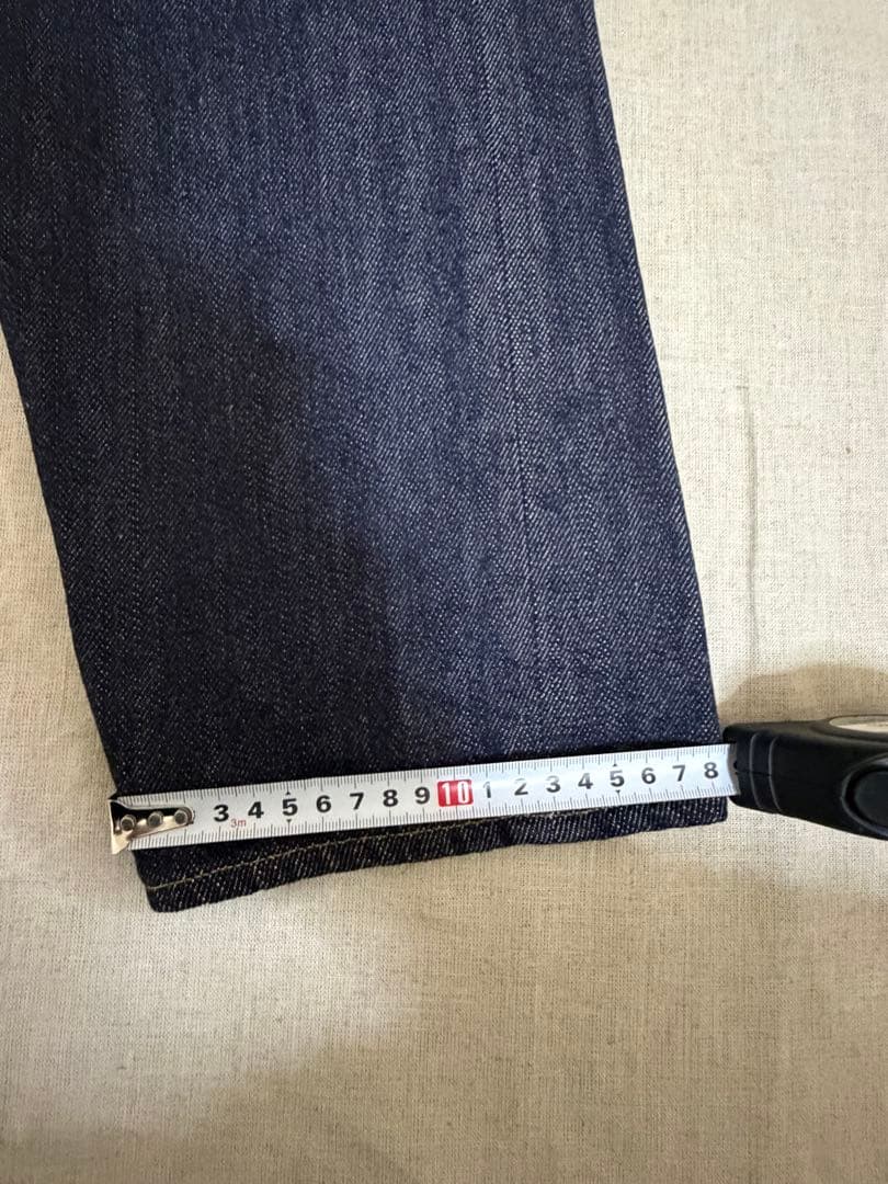 未使用　YAECA インディゴ　コットン100 ストレートジーンズ　日本製　28