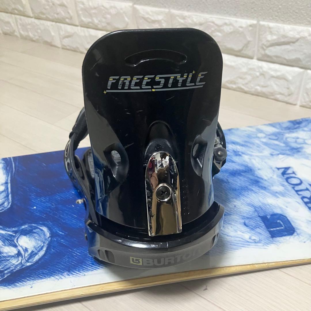 バック付/BURTON TWINバートンスノーボード154cm/バインディングM