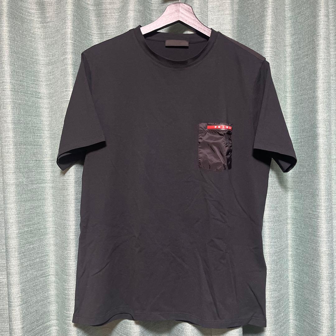 PRADA ナイロンポケット Tシャツ ★
