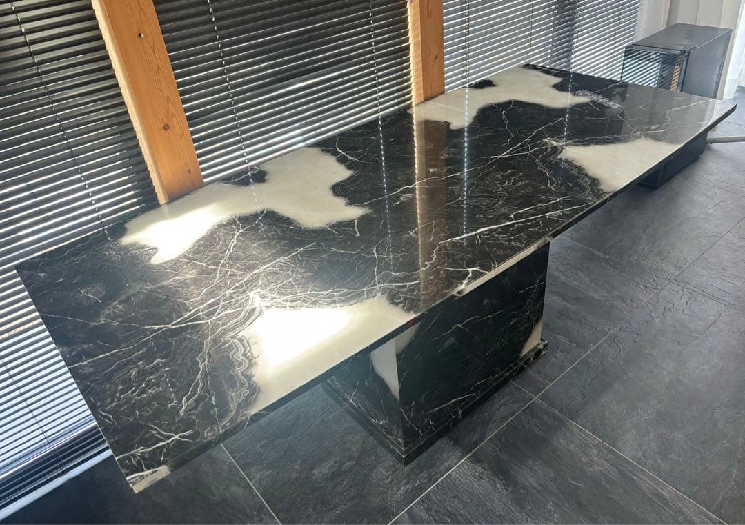 大理石風ダイニングテーブル　取りに来ていただける方限定