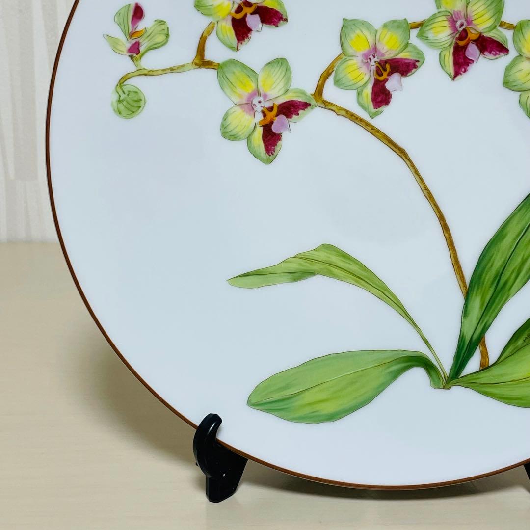 HERMES エルメス オルキデ プレート 皿 蘭 NO.9