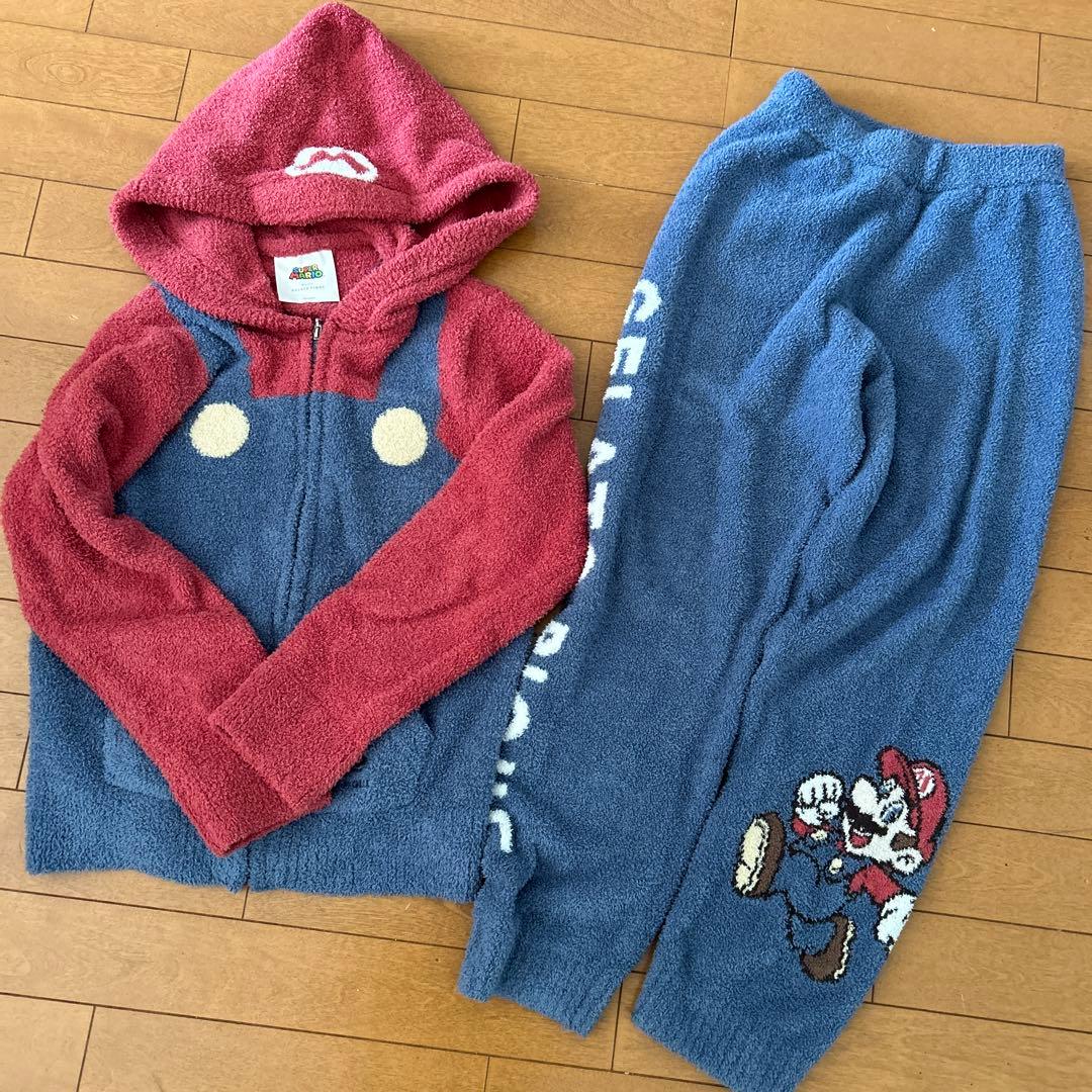 gelato pique ジェラピケ　マリオ　セットアップ 140〜150サイズ