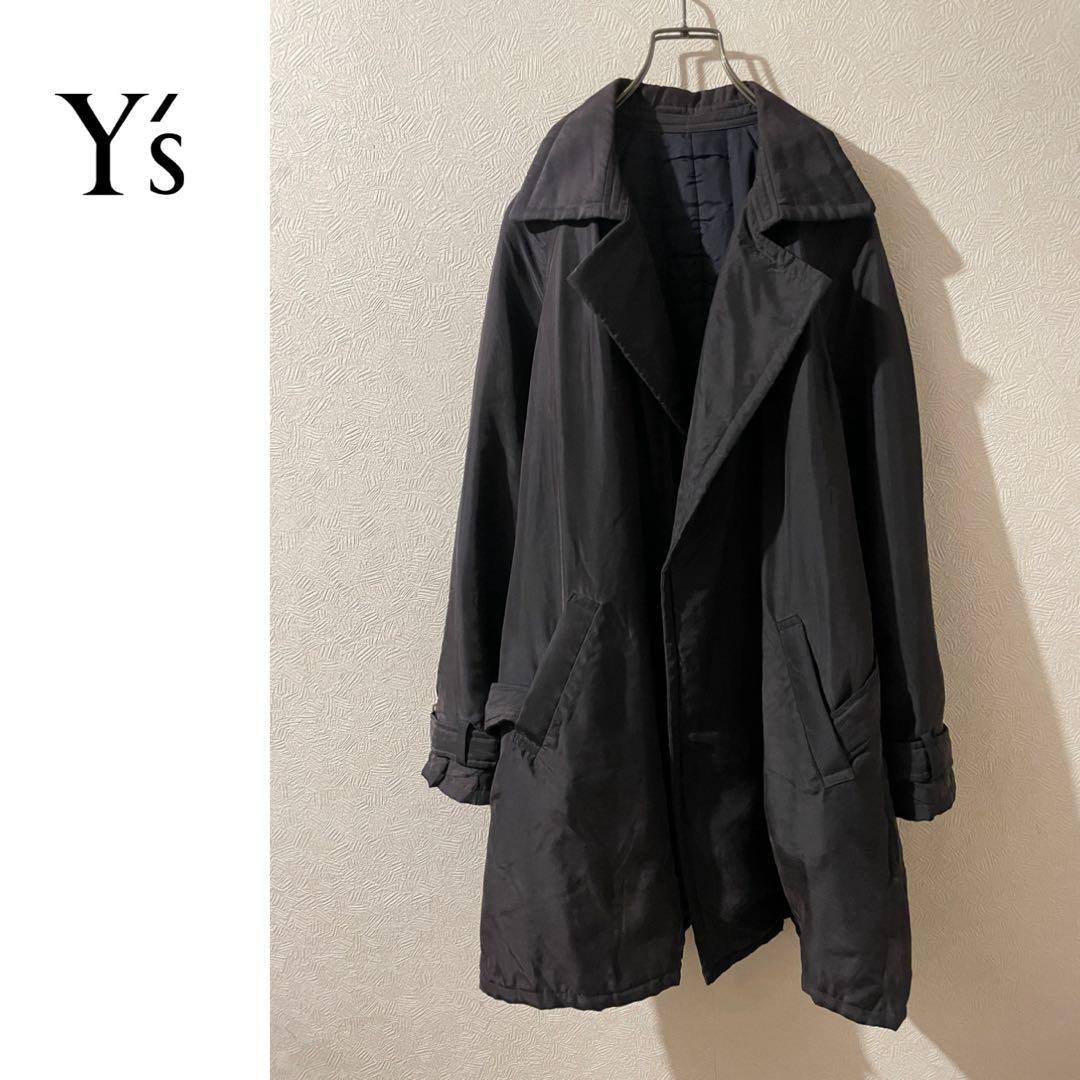 Y's Yohji Yamamoto シルク パデッド トレンチ コート