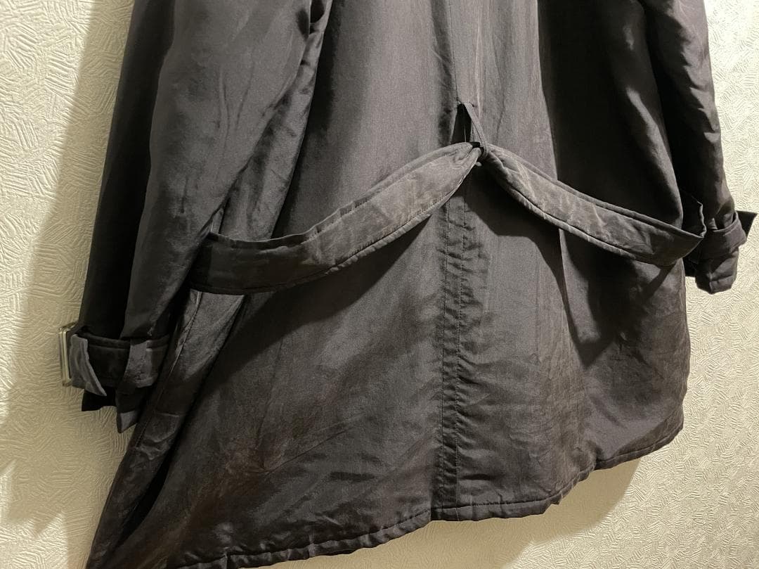 Y's Yohji Yamamoto シルク パデッド トレンチ コート