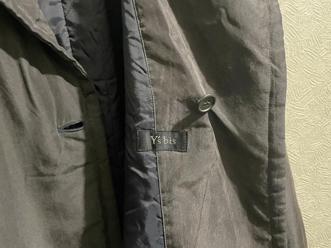 Y's Yohji Yamamoto シルク パデッド トレンチ コート
