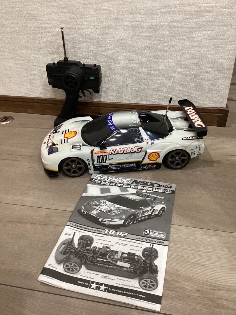 タミヤ　NSX TB-02シャーシ 1/10 RAYBRIG ラジコン