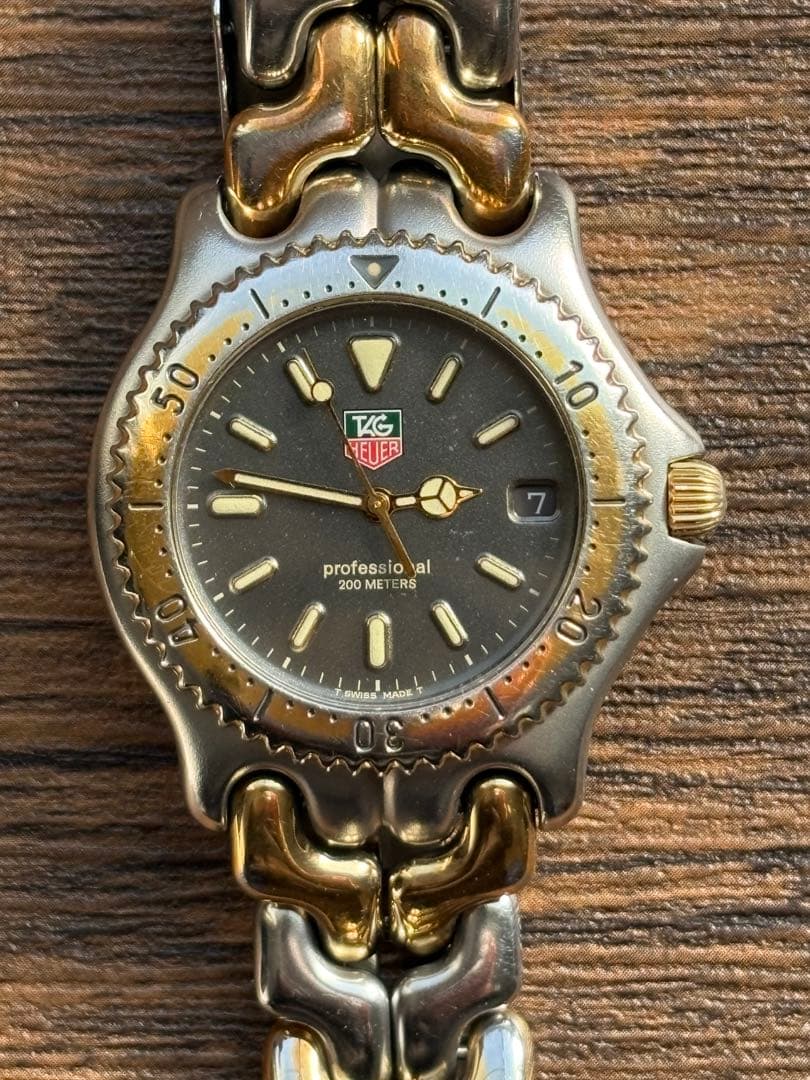 ジャンク TAG HEUER S95.206 タグホイヤー　プロフェッショナル
