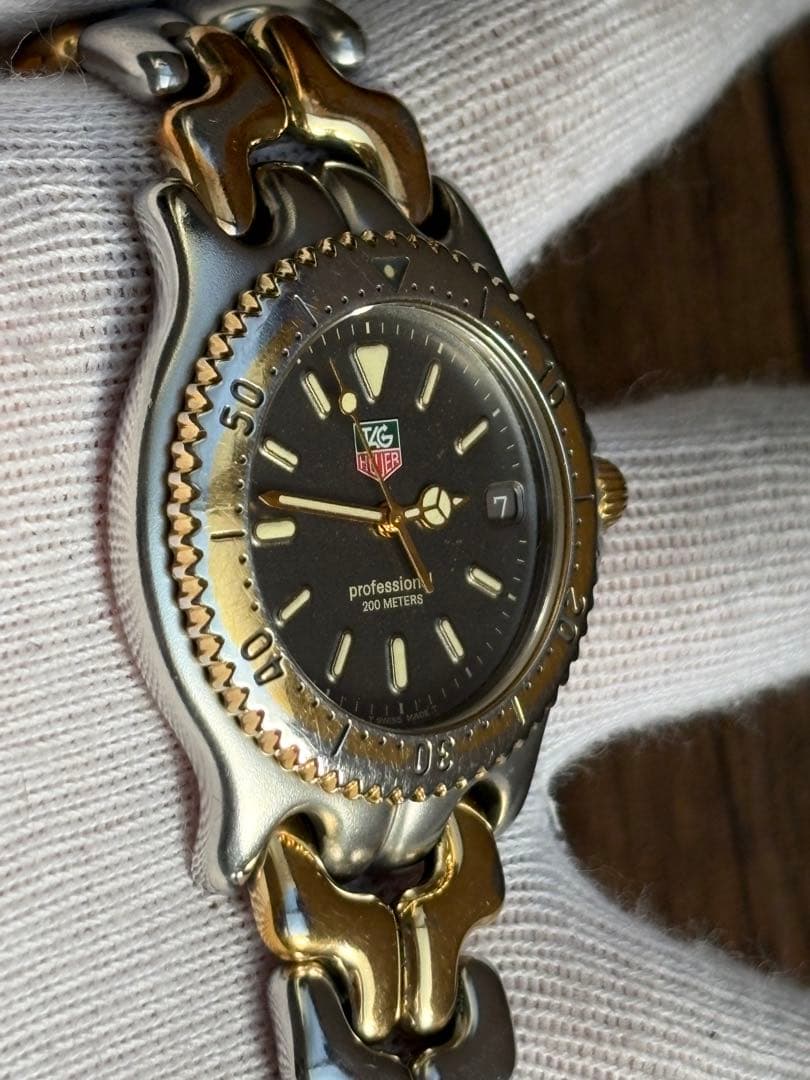 ジャンク TAG HEUER S95.206 タグホイヤー　プロフェッショナル