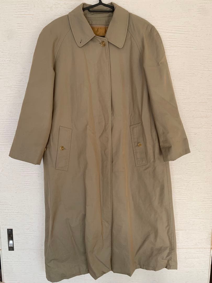 バーバリー　ステンカラーコート　ライナー付　裏ノバチェック