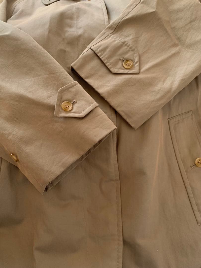 バーバリー　ステンカラーコート　ライナー付　裏ノバチェック