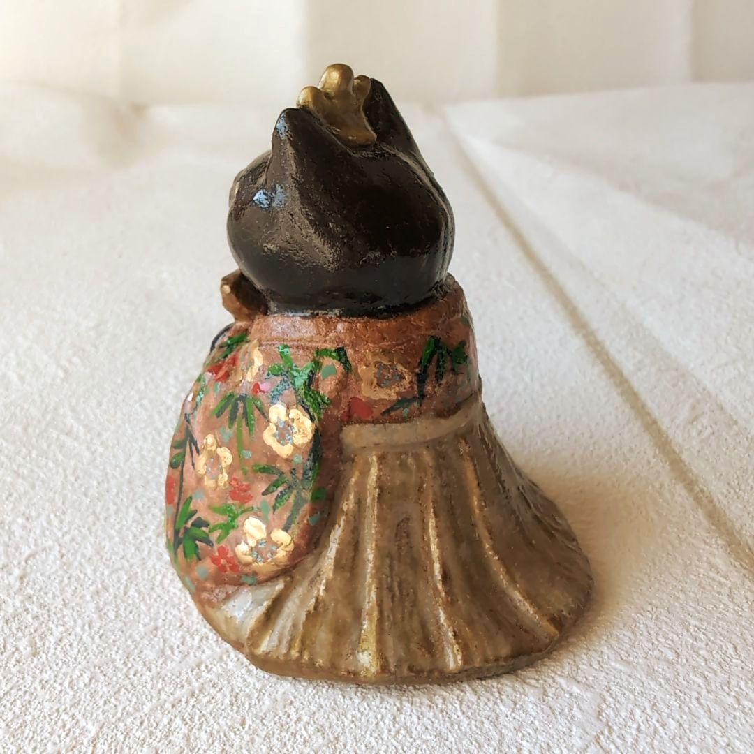 猫の雛人形4 陶器製 伝統的スタイル