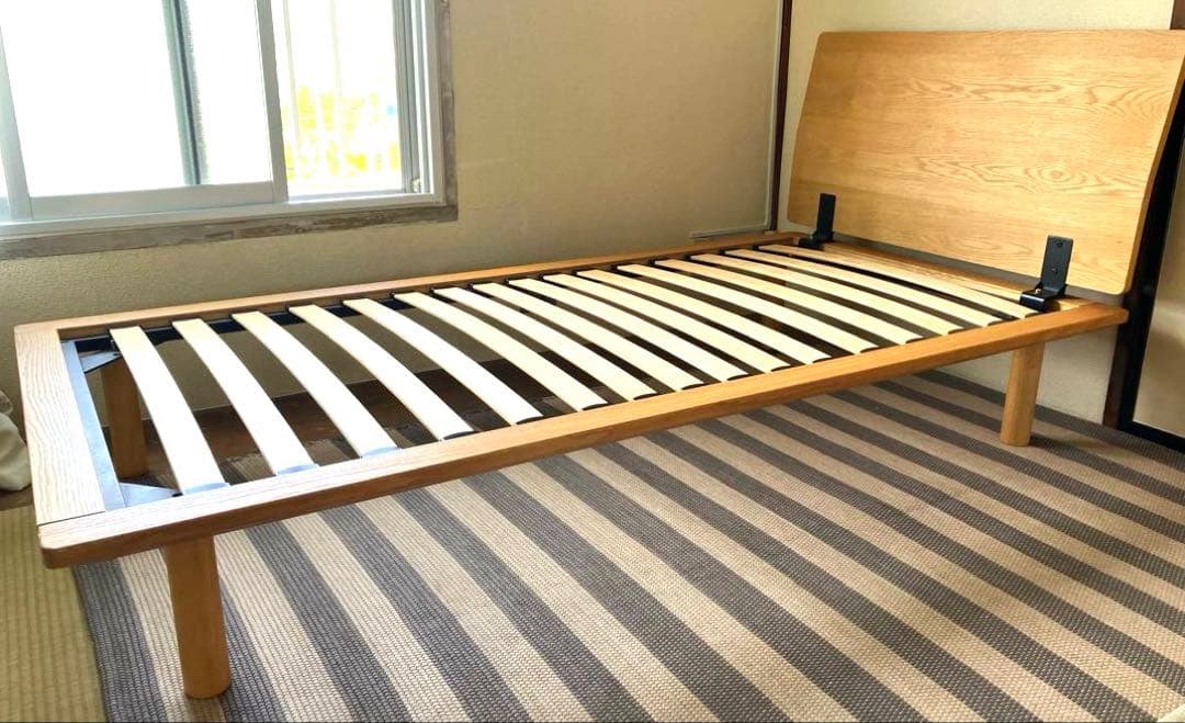 10/3までお値引き中！★無印良品/MUJI★ベッドフレー厶⭐︎シングル（オーク）
