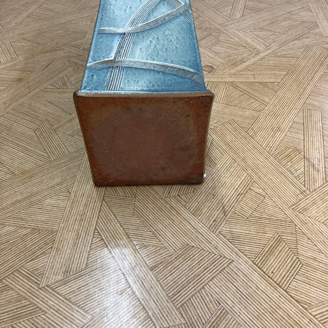 信楽焼傘立て角線模様