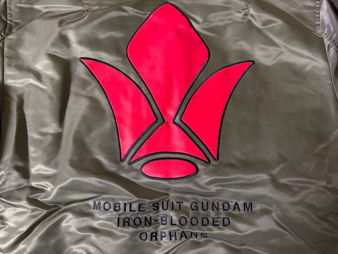 (アクスタTシャツ) STRICT-G 鉄血のオルフェンズ MA-1 三日月 L