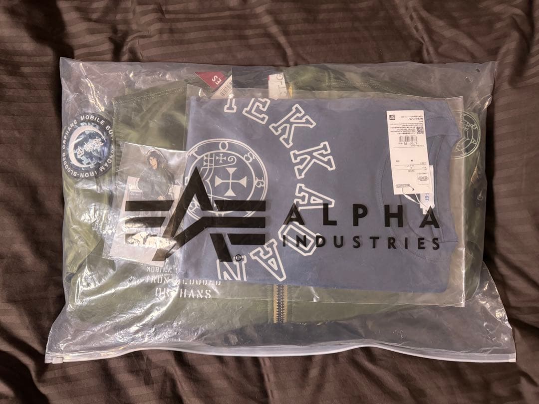 (アクスタTシャツ) STRICT-G 鉄血のオルフェンズ MA-1 三日月 L