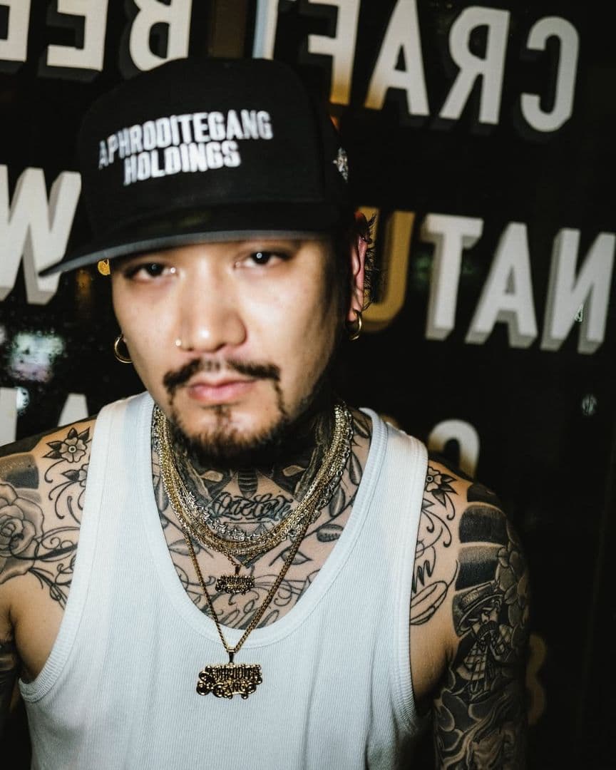 舐達麻 GAKKIN アフロディーテギャング ネックレス + ペンダントトップ小