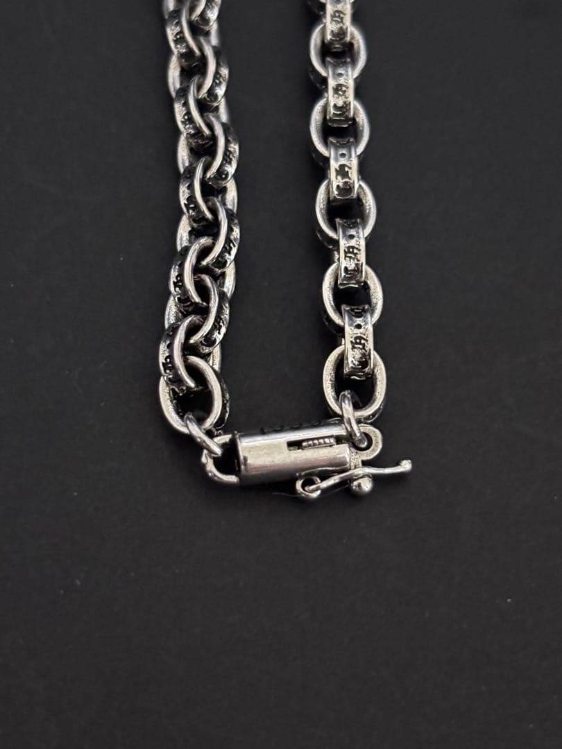 ネックレス ラージクロス ペーパーチェーン シルバー925