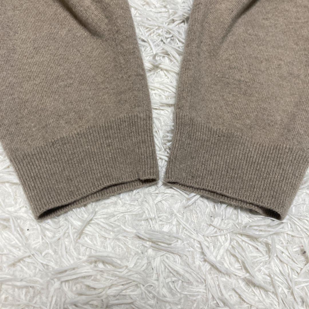 美品✨現行ebure カシミヤ100% ハイゲージニット　ロングカーディガン