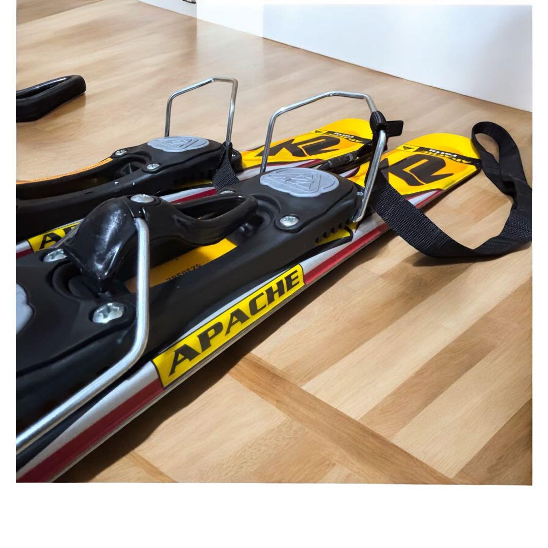 【美品】K2 APACHE FATTY 88cm ショートスキー イエロー