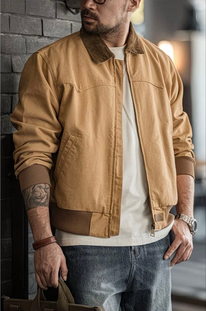 SANTAFE JACKET ベージュ 　サンタフェジャケット　カーハート風