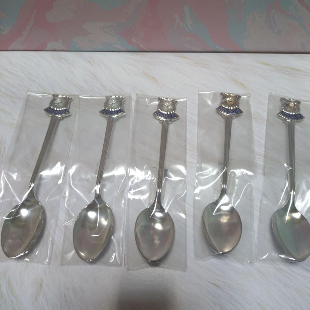 Mikimoto スプーン パール付き　5本セット　クリスマスパーティに