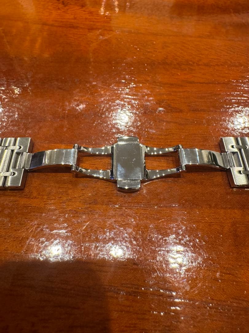 ルイ・ヴィトン タンブール 時計ベルト メタルブレスレットL R17188 美品