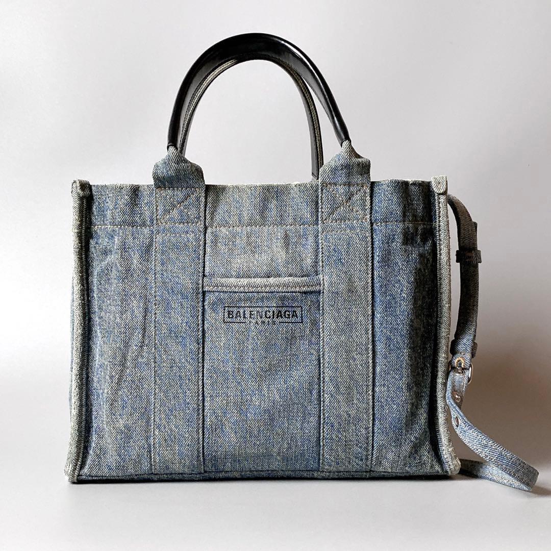 BALENCIAGA / ハードウェア トートバッグ スモール デニム