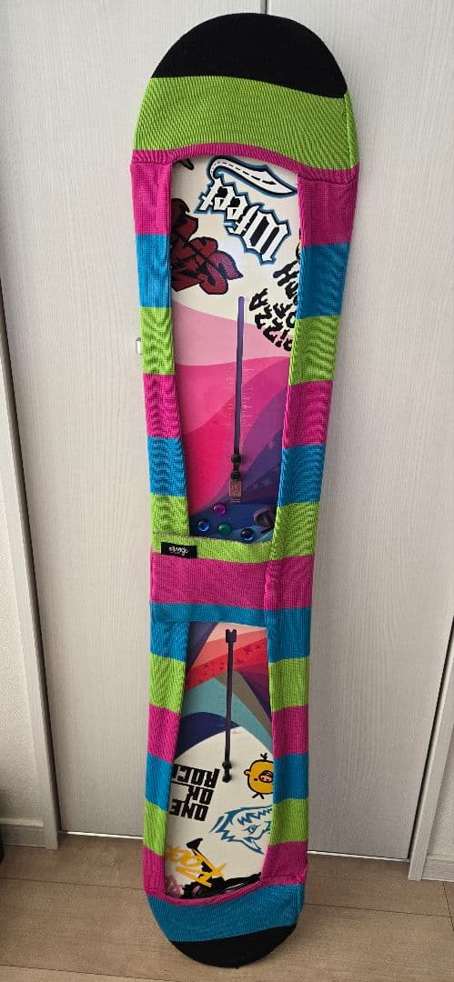 ★再値下げ！Burton買い揃え！ スノーボード板&ビンディング カバー2つ付き